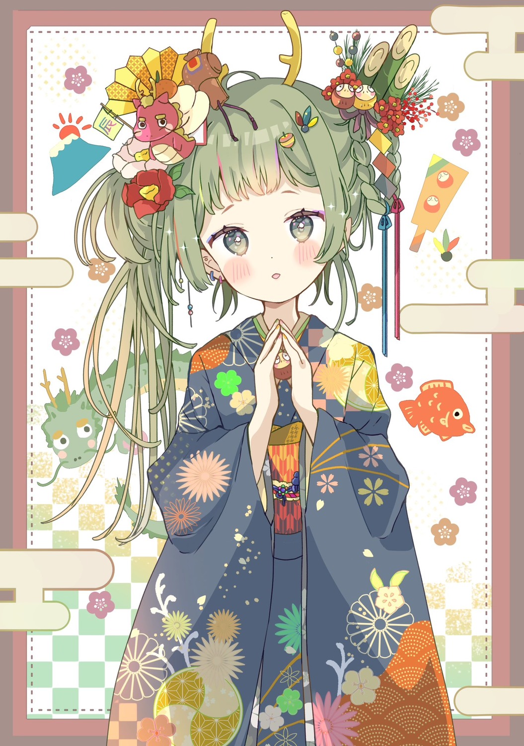 Tsukiyo Skymint Horns Kimono 1143043 Yandere 